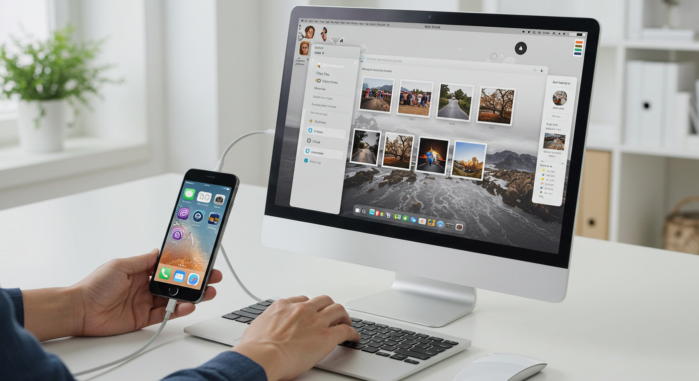 How to import photos from iphone to mac