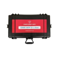 Hire WiFi in a box for portable, instant internet at trade shows, business events, and outdoor festivals.